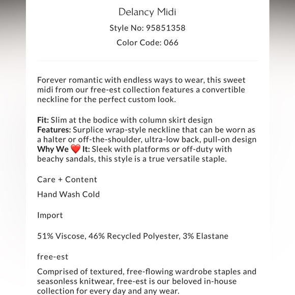 Free People Free-est Delancy Midi in Pink - Picture 5 of 5